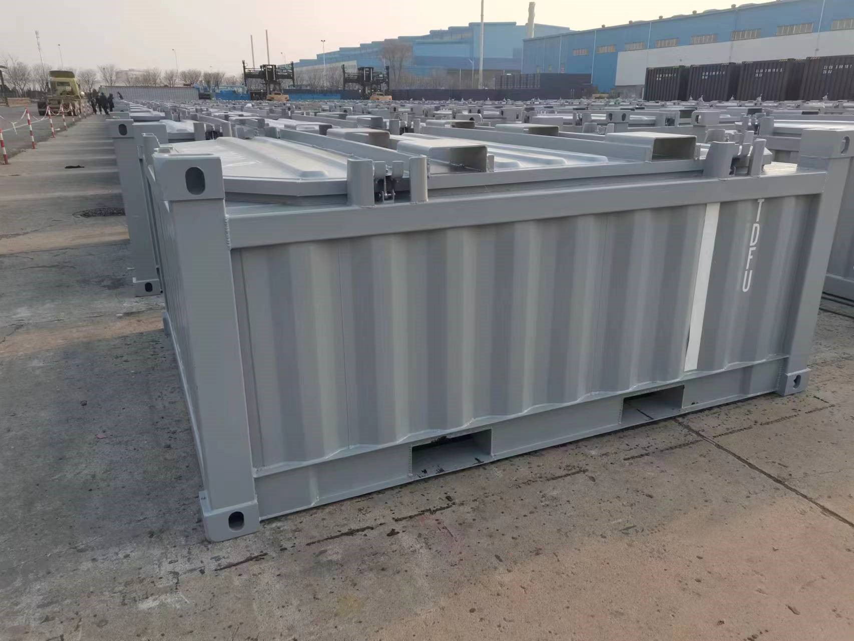 10 英尺硬开顶半高箱（L-9015）